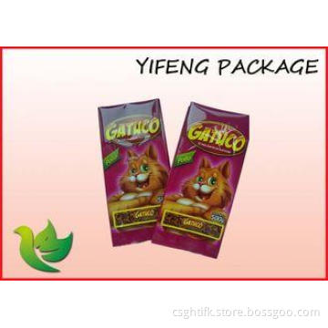 Plastic Side Gusset Pet Food Bag / Custom printing Cat Food